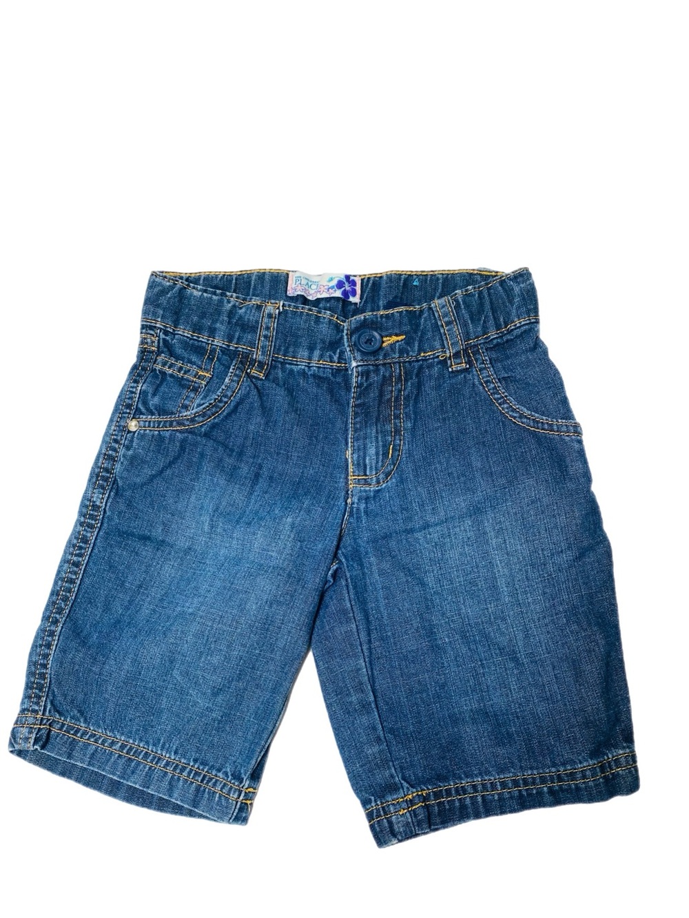 The Children's Place Girls Denim Bermuda Shorts Size 5